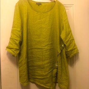 Linen tunic top